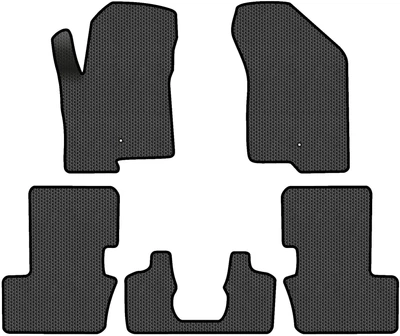 EVA коврики EVAtech в салон авто для Jeep Compass Restyling 2011-2016 1 поколение SUV USA 5 шт Black (JP1781CV5LA2SBB)
