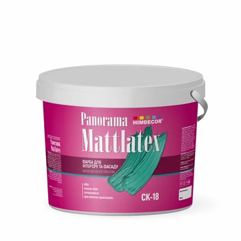 Фарба акрилова напівглянцева Himdecor PANORAMA MATTLATEX СК-18 1 кг