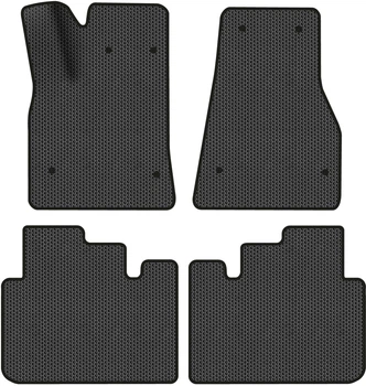 EVA коврики EVAtech в салон авто для Model S Tesla 2012 1 поколения Liftback USA Черный (TA12705PEC4BW8SBB)