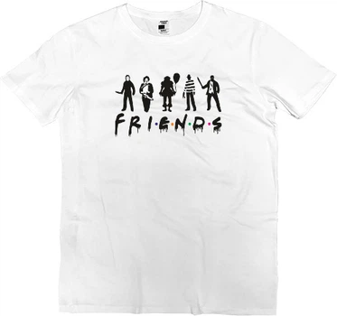 Футболка Преміум Чоловіча Friends Розмір M Білий