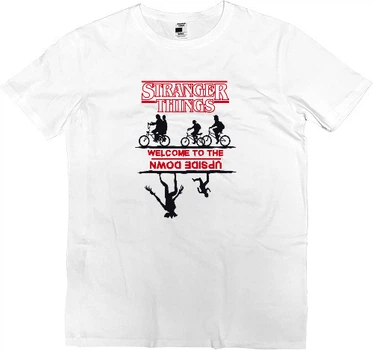 Футболка Преміум Чоловіча Stranger Things 9 Розмір 2Xl Білий