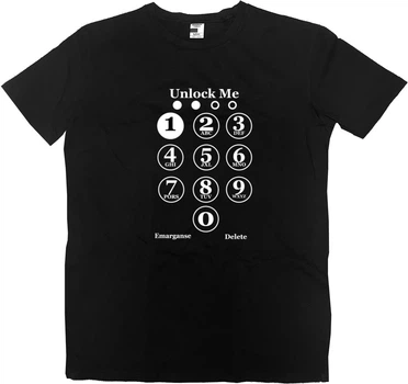 Футболка Преміум Чоловіча Unlock Me Розмір Xl Чорний