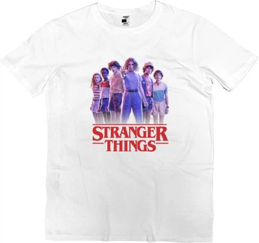 Футболка Преміум Чоловіча Stranger Things 10 Розмір Xs Білий