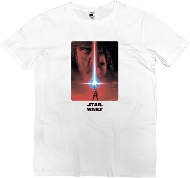 Футболка Преміум Чоловіча Star Wars3 Розмір Xs Білий