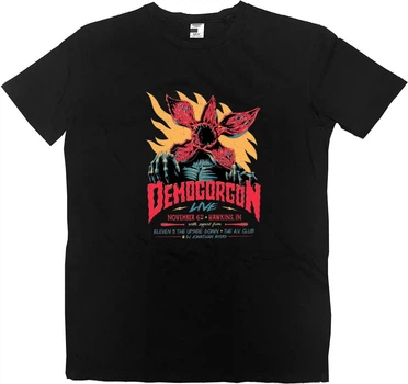 Футболка Преміум Чоловіча Demogorgon Stranger Things Розмір Xl Чорний