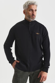 Свитер чоловічий з високим коміром Aeronautica Militare 8262 XXL