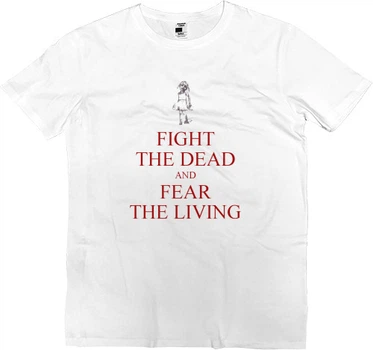Футболка Преміум Чоловіча Walking Dead Fear The Living 1 Розмір 2Xl Білий