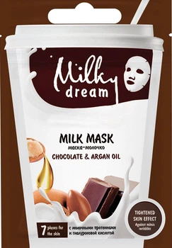 Маска для лица Milky Dream тканинна Шоколад и арганова олія 20 мл