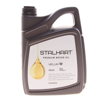 Олія моторна синтетична STALHART VELUM W 5W-40 5L, MB 229.3, MB 226.5, Renault RN0700, Renault RN0710, VW 502.00, VW 505.00 ( 745278 )