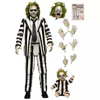 Фигурка Битлджус 2 - Битлджус в полосатом костюме Beetlejuice Ultimate Striped Suit Action Figure NECA