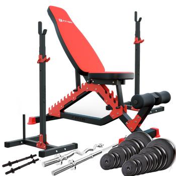 Силовий набір Fit-On FN01 + штанга та гантелі 80кг