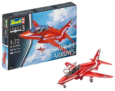 Збірна модель 1:72 Літака BAe Hawk T.1 Red Arrows Revell (04921)