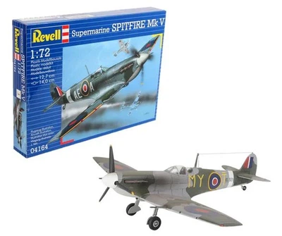 Збірна модель 1:72 військовий літак Supermarine Spitfire Mk V Revell 04164
