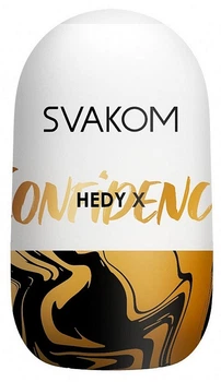 Мастурбатор-яйцо Svakom Hedy X Masturbator Confidence 9х5 см Оранжевый (6959633185476)
