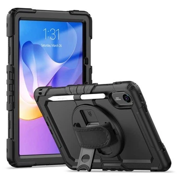 Чохол Rugged 3 Layers броньований протиударний з захистом для Xiaomi Redmi Pad 2 4G/Wi-Fi 2025 Чорний