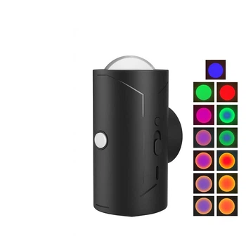 Умный ночник с датчиком движения, RGB градиентное освещение, магнитное крепление, перезаряжаемый LED светильник с регулировкой яркости