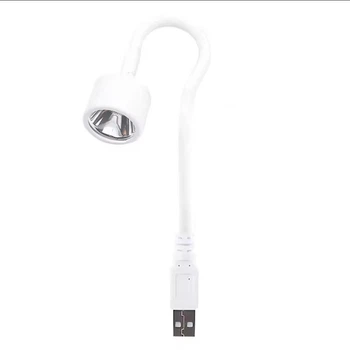 USB лампа для маникюра и педикюра без бренда на гибкой ножке 5 W 2 A белая