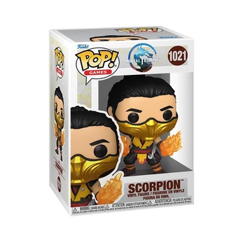 Коллекционная игровая фигурка Mortal Kombat - Scorpion Funko Pop Желтый