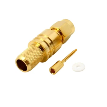 SMA (male) for KSR300, 5D-FB Коннектор SMA(штекер) 1шт для коаксиального кабеля KSR300 5D-FB Leno RF