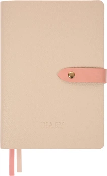 Ежедневник недатированный Leo Planner Secret A5 320 страниц Бежевый (252702) (5056574457516)