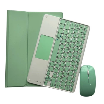 Чохол із Bluetooth - клавіатурою Magnet Flip Cover для Xiaomi Redmi Pad 2 з тачпадом і мишкою green
