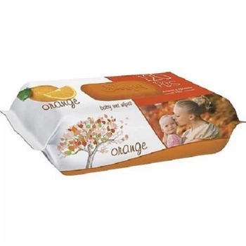 Серветки вологі Sleepy Orange, 120шт.