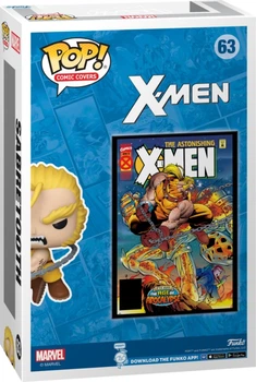 Фігурка Funko Pop Comic Covers Marvel X-Men -Sabretooth 10 см 84426 (889698844260)