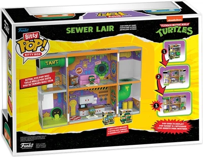 Zestaw zabawek Funko Bitty Pop Box Teenage Mutant Ninja Turtles Sewer Lair 85537 (889698855372)