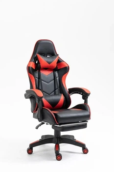 Кресло для геймеров GT PRO с подставкой для ног Rеd / Black