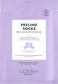 Маска для ніг Voesh у формі шкарпеток Plant-based AHA + 17 Botanical Extracts 40 мл (818463020431)