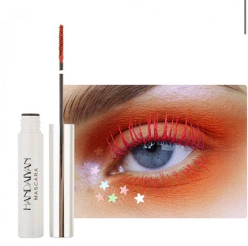 Туш для вій Handaiyan Colourful Mascara, кольорова туш, водостійка, 5 г помаранчевий