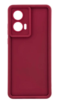 Чохол Shock Case для Motorola Edge 50 Fusion бампер силіконовий бордовий