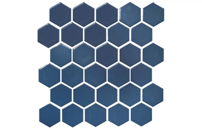 Мозаика H 6008 Hexagon Steel Blue 295x295x9 Kotto Ceramica