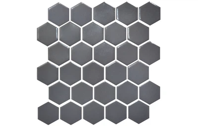 Мозаика H 6003 Hexagon Grey Shedol 295x295x9 Kotto Ceramica