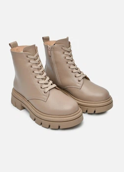 Черевики зимові жіночі Paradize Shoes B-8204 бежеві 40 (26,1 см