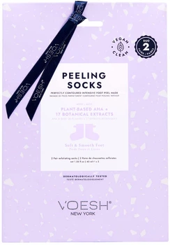 Набір масок для ніг Voesh у формі шкарпеток з кислотами AHA та рослинними екстрактами 2x40 мл (818463020950)