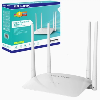 WiFi роутер LB-LINK BL-WR450H 300 Мбіт/с бездротовий маршрутизатор 2.4GHz з 4 антенами 5dBi домашній роутер точка доступу WiFi з WPS підтримка IEEE 802.11 b g n роутер для дому офісу стабільний інтернет маршрутизатор з захистом WPA WPA2