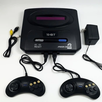 Игровая консоль 16 бит с 2 джойстиками 512 игр 320x224px черная GD-2020