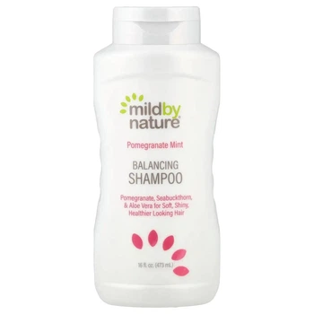 Балансуючий шампунь з гранатом та м'ятою Mild By Nature Pomegranate Mint Balancing Shampoo, 473 мл