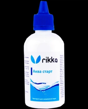 Аквариумная химия Rikka Аквариумное средство для воды Аква старт 100мл (WT-161)