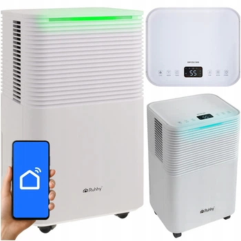 Мощный конденсационный осушитель воздуха, поглотитель влаги Ruhhy DRYZIX Smart WiFi 200 Вт Объём 2 л, 12 л/день (26498)