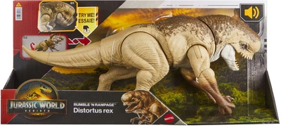 Інтерактивна фігурка Jurassic World динозавр Дистортус Рекс Монстро-ревіння з фільму Світ Юрського періоду (JGB58)