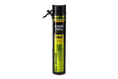 Клей-пена монтажная ручная 850мл 14м² UNIFIX