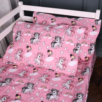 Наволочка детская MirSon 17-0874 Cute Unicorn Бязь 40х60 см (2200012165294)