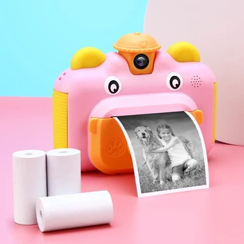 Детский фотоаппарат с мгновенной печатью фотографий Print Pink Camera | Фото и видео камеры | Камера