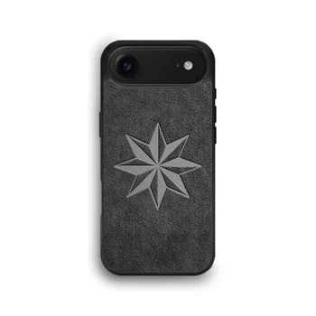Чохол із преміальної Алькантари для Iphone 17 Air Star сірий