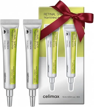 Набор кремов бустеров с ретиналем для упругости и лифтинга кожи Celimax Retinal Shot Tightening Booster Duo Set (2×15 ml)