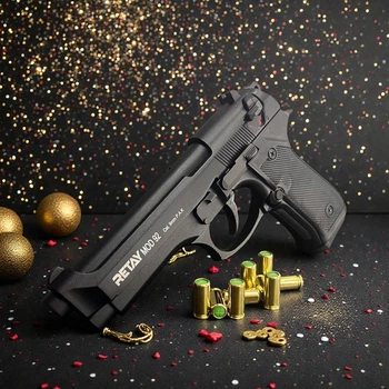 Стартовий пістолет Beretta Mod 92 + 10 патронів, Retay Arms, Беретта 92 під холостий патрон 9мм, Сигнальний, Шумовий