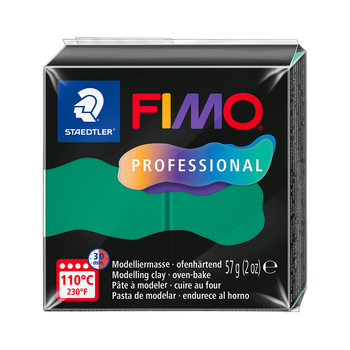 Полімерна глина Fimo Professional, 57 р., Зелена (8040-500)