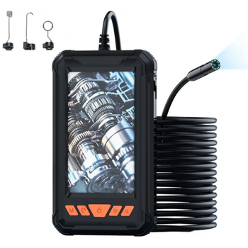 Камера-эндоскоп 5м с подсветкой и экраном 4.3" Full HD 2.0 MP Эндоскоп с камерой и цветным дисплеем и подсветкой P380